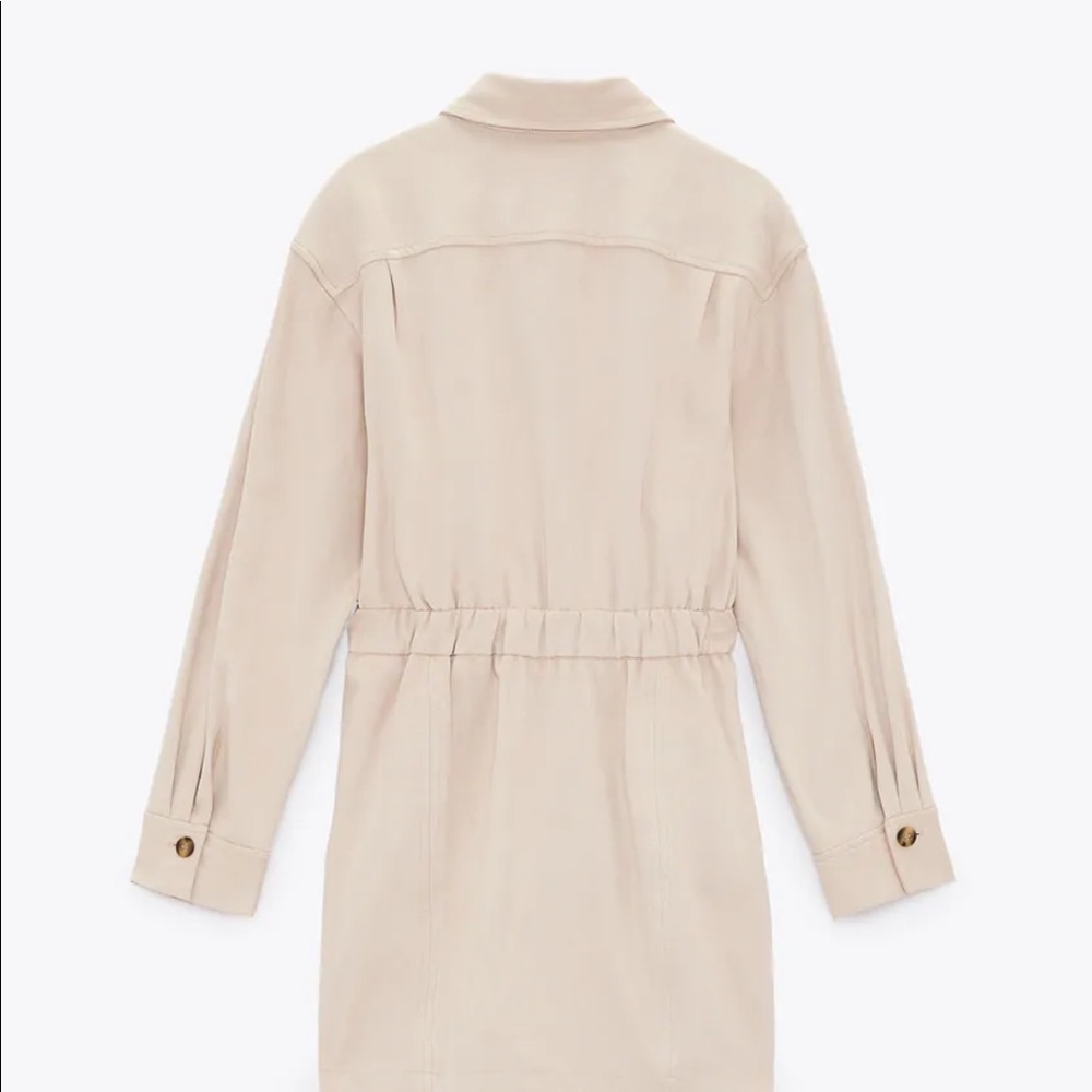 ZARA Faux Suede Dress - Picture 2 of 8